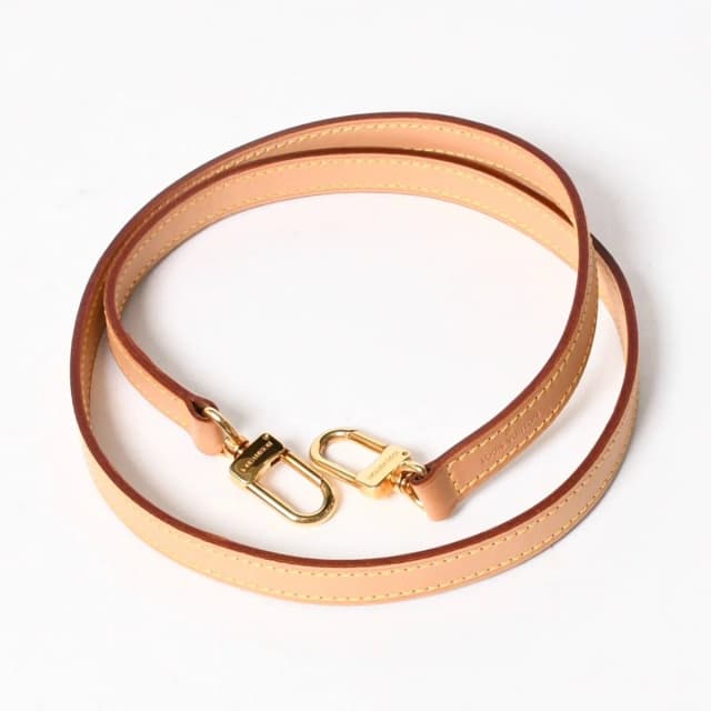 Shoulder Strap LV Logo Vachetta Leather Brown Gold in Brown Leather from The Reluxe, photo 1 of 1