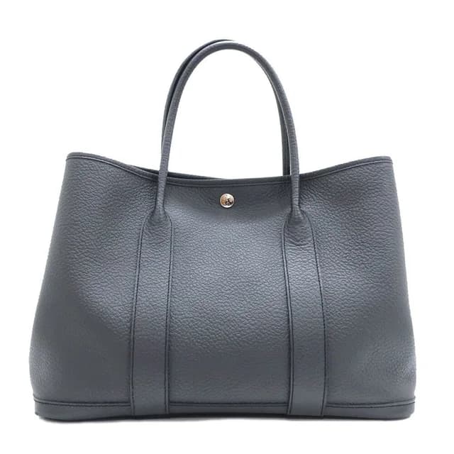 Hermès Heaven Garden Party PM 36 Quadrige Black Vache Country Construction in Black from The Reluxe, photo 1 of 1