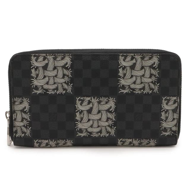 Louis Vuitton Damier Graphite Christopher Nemes Zippy Organizer Zip Around in Grey Coated canvas from The Reluxe, photo 1 of 1