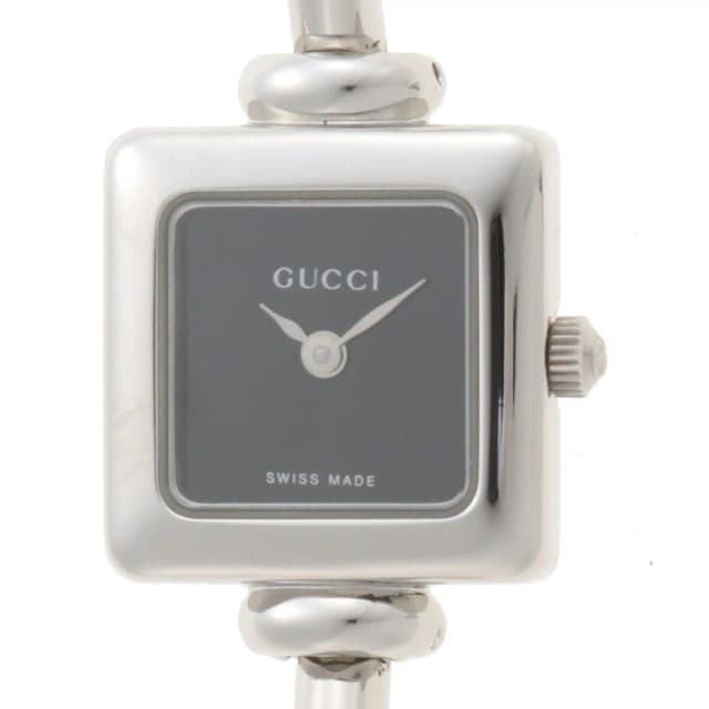 Gucci Watch Stainless Steel Black Dial Quartz in Black from The Reluxe, photo 1 of 1