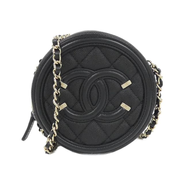 Chanel Shoulder Bag Black in Black Caviar leather from The Reluxe, photo 1 of 1