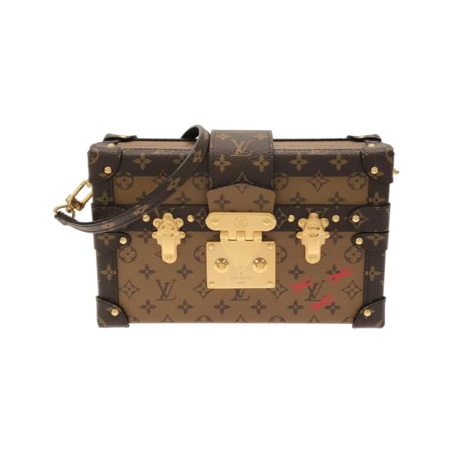 Louis Vuitton Monogram Reverse Petite Malle Shoulder Bag in Coated canvas from The Reluxe, photo 1 of 1