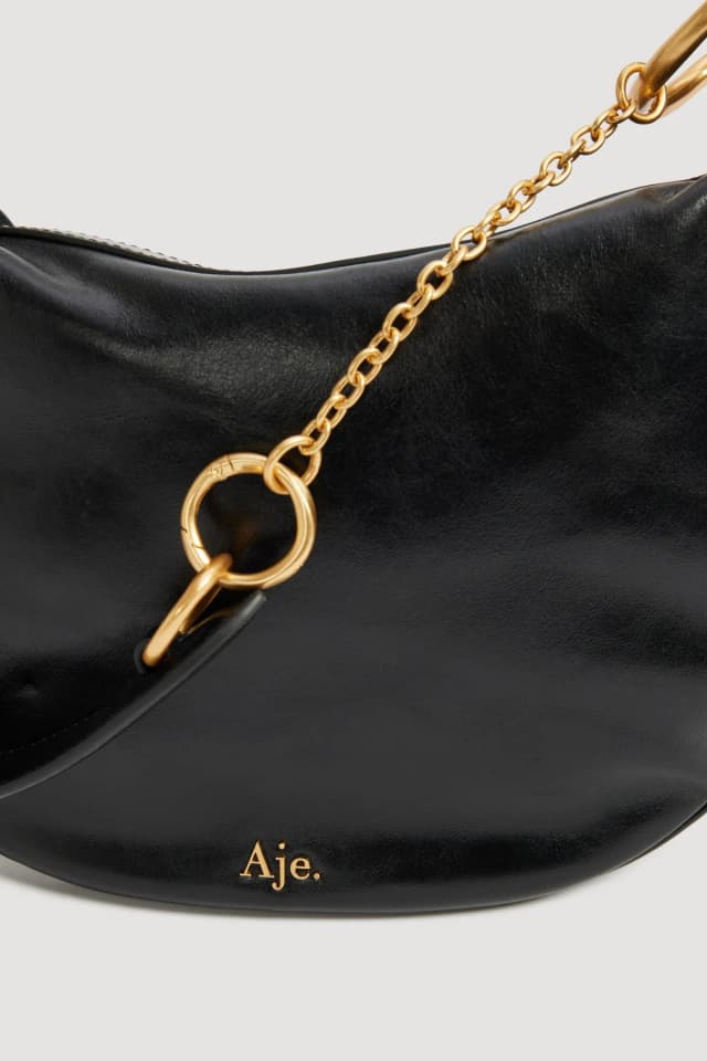 AJE Kimber Small Hobo in BLACK, image 1 of 1 from Aje