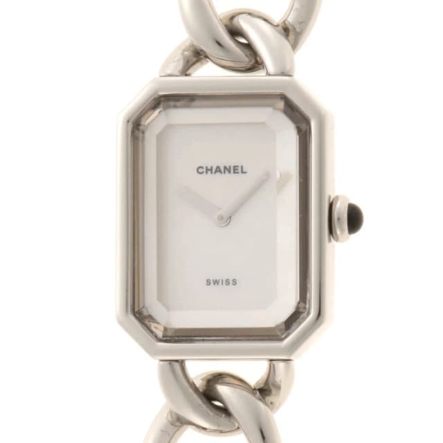 Chanel Premiere L White Shell Watch Stainless Steel Quartz in White from The Reluxe, photo 1 of 1
