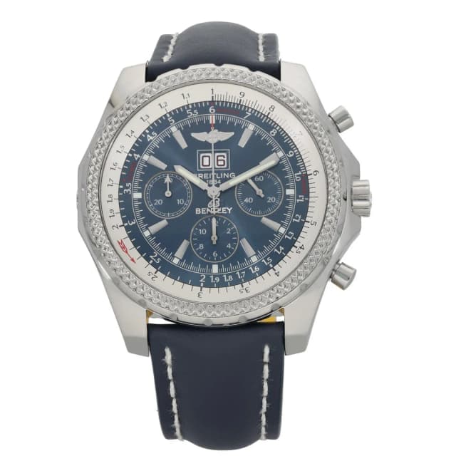 Breitling Bentley 6.75 Chronograph A44362 48mm Stainless Steel Watch in Leather from H&T, photo 1 of 1