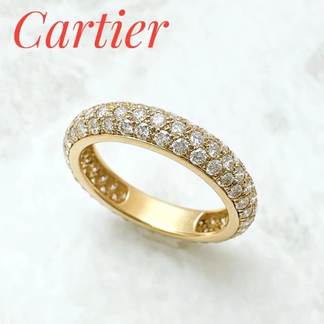 Cartier Mimi Star Full Pave Diamond Yellow Gold Ring in Yellow from The Reluxe, photo 1 of 1