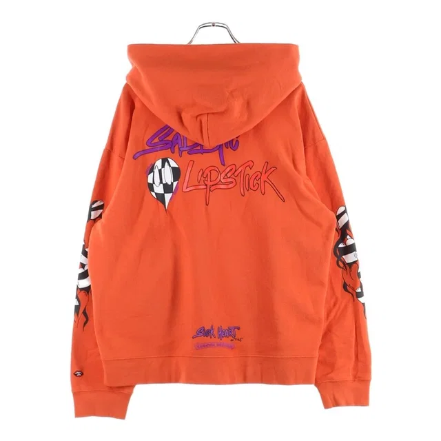 Chrome Hearts Matty Boy Ppo Spark the Heart HD Plvr Pullover Hoodie Red in Red from The Reluxe, photo 1 of 1