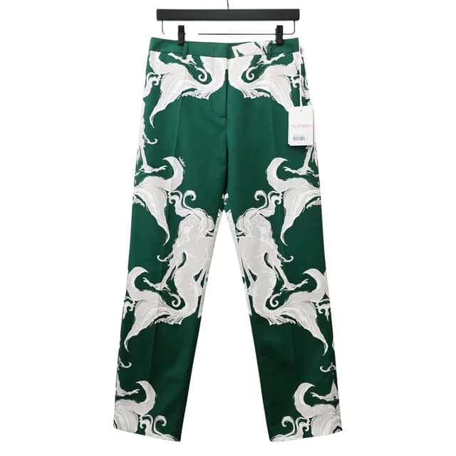 Valentino Garavani Metamorphose Siren Print Cotton Trousers from Clotheshorse Anonymous, photo 1 of 1