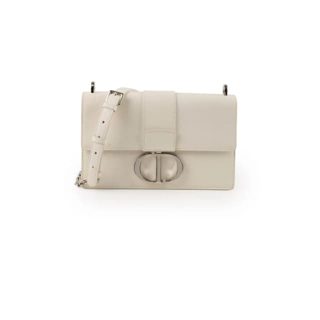 Dior 30 Montaigne White in White Leather from The Purse Affair, photo 1 of 1