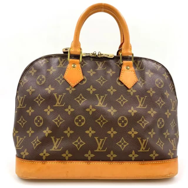 Louis Vuitton Alma PM Monogram Leather Brown Handbag Gold in Brown Leather from The Reluxe, photo 1 of 1