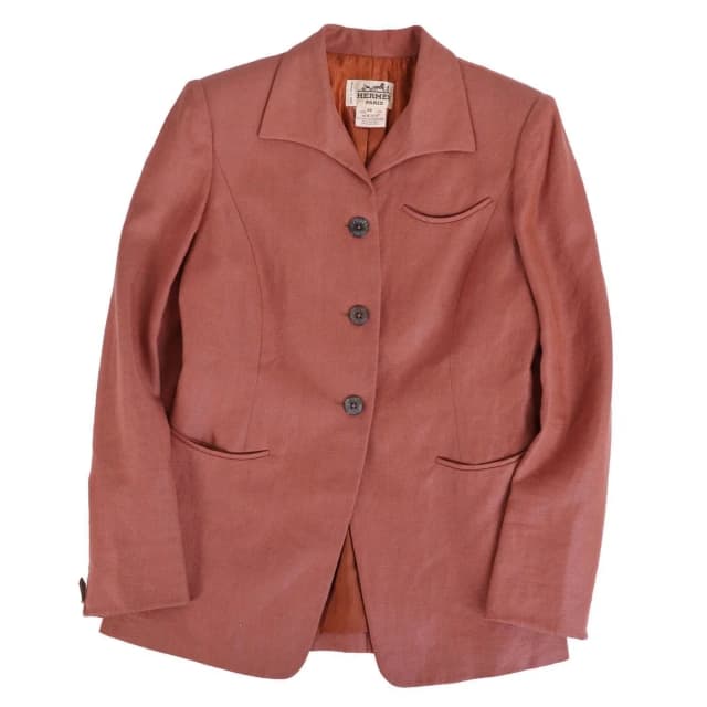 Hermès Vintage Jacket Logo Button Sleeve Zip from The Reluxe, photo 1 of 1