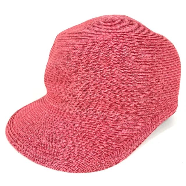 Hermès Cap Emma Summer Cap Series Logo Polyester Pink Hat in Pink from The Reluxe, photo 1 of 1