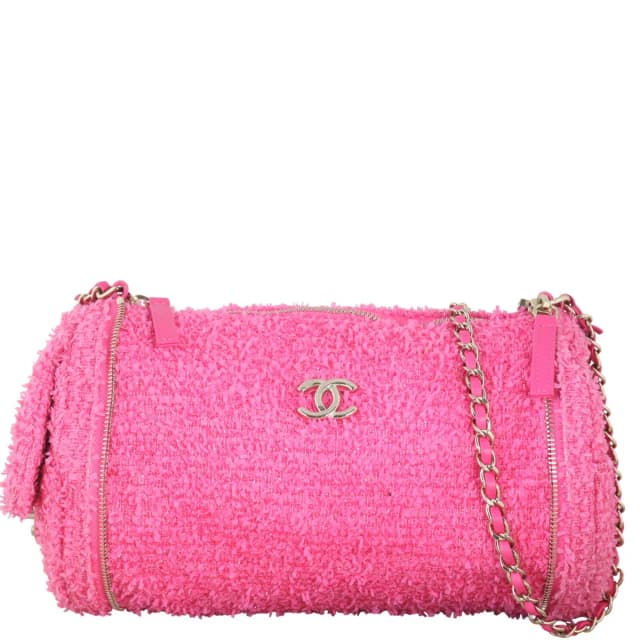 Chanel Coco Beach Bowling Bag Tweed in Tweed from Luxe.It.Fwd, photo 1 of 1