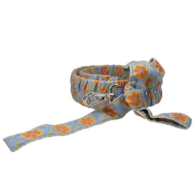 Fendi Strap Ribbon Bag Leather Canvas Blue Orange in Blue Canvas from The Reluxe, photo 1 of 1