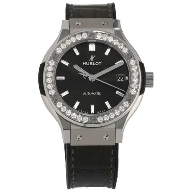 Hublot Classic Fusion 565.NX.8970.RX 38mm Titanium Watch in Leather from H&T, photo 1 of 1