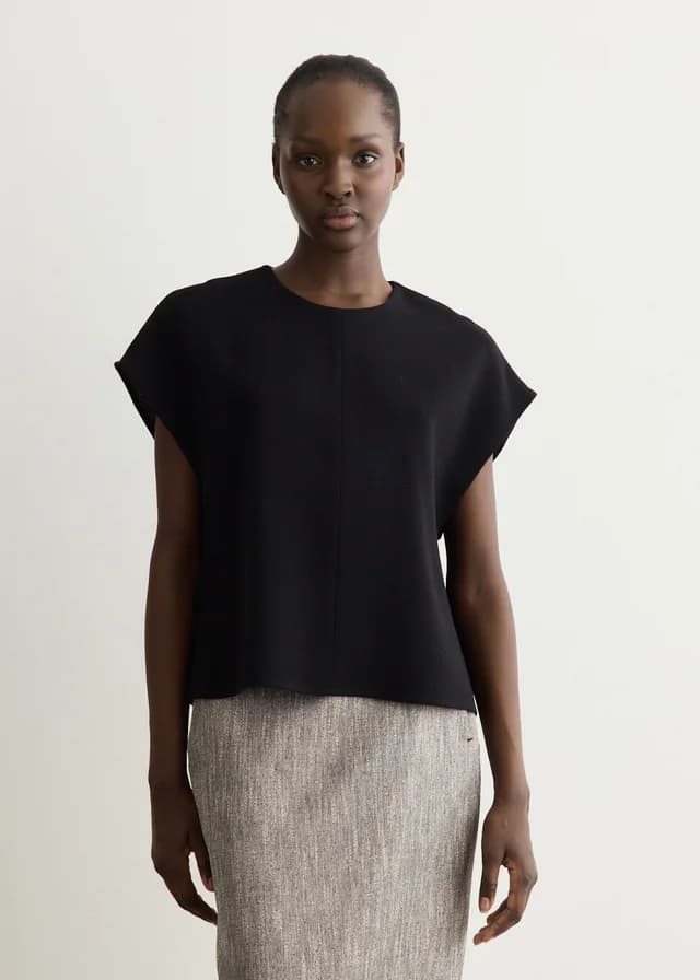 A.Emery Aubrey Top in BLACK, image 1 of 1 from Incu