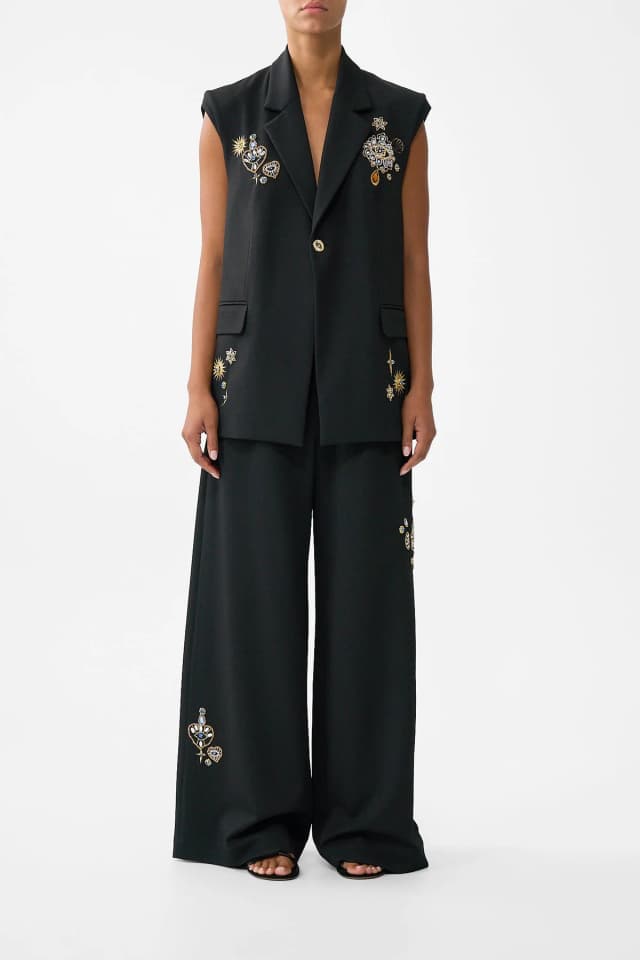 Camilla eBoutique TAILORED SLEEVELESS VEST AMULETS AND ALCHEMY, image 1 of 1 from CAMILLA
