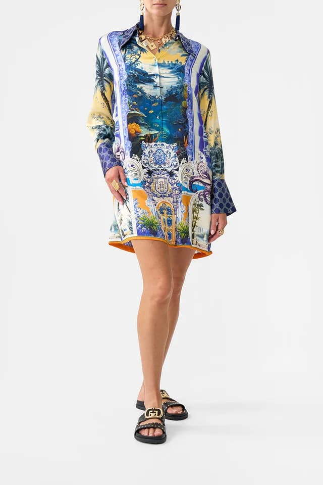 Camilla eBoutique MINI SHIRT DRESS SONG OF SAINT ANTHONY, image 1 of 1 from CAMILLA