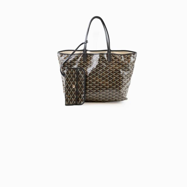 Goyard St Louis Tote PM Black in Black Canvas from The Purse Affair, photo 1 of 1