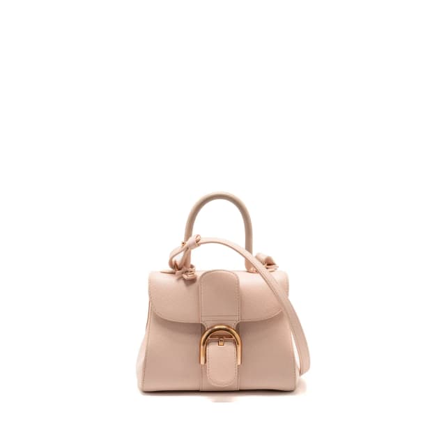 Delvaux mini brilliant bag grained calfskin light pink RGHW in Pink Caviar leather from EMIER, photo 1 of 1