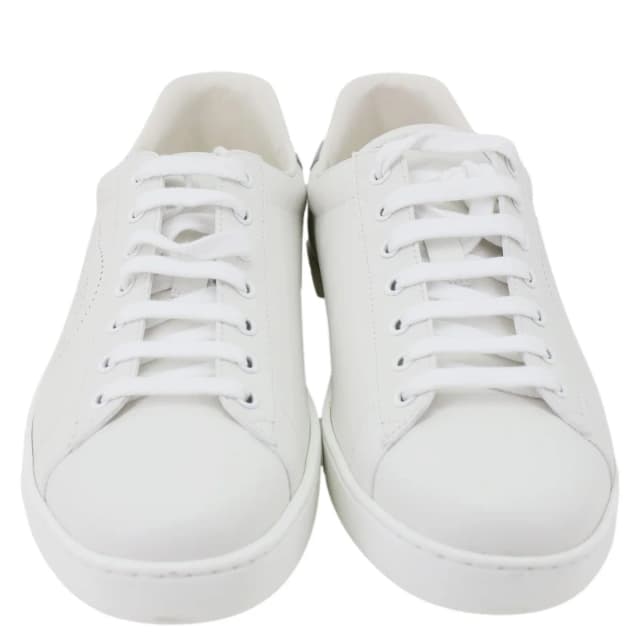 Gucci Ace Interlocking G Perforated Calfskin Leather Sneakers White 718759 in White Calfskin from Dallas Designer Handbags, photo 1 of 1