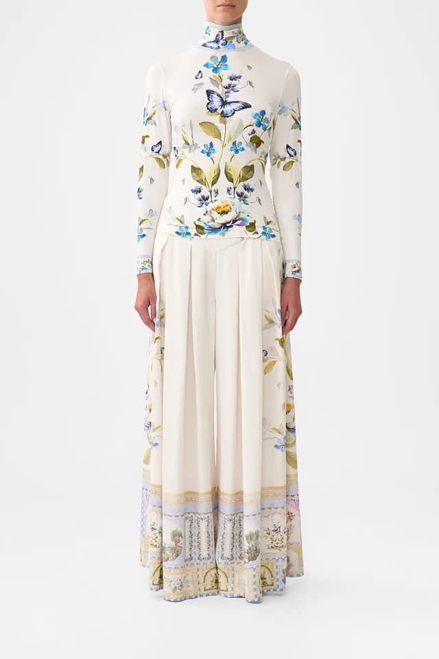 Camilla eBoutique JERSEY TURTLENECK BOTANICAL BALLADS, image 1 of 1 from CAMILLA