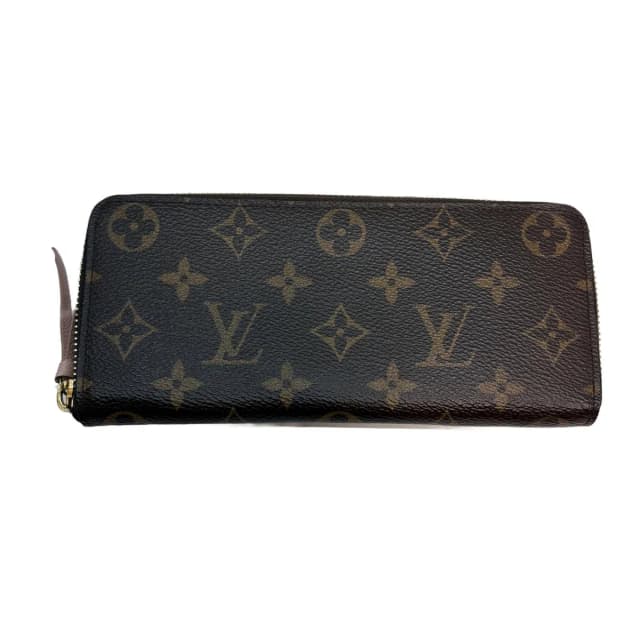Louis Vuitton Portefeuille Clemence Monogram Rose Ballerine Wallet Canvas in Pink Clemence leather from The Reluxe, photo 1 of 1