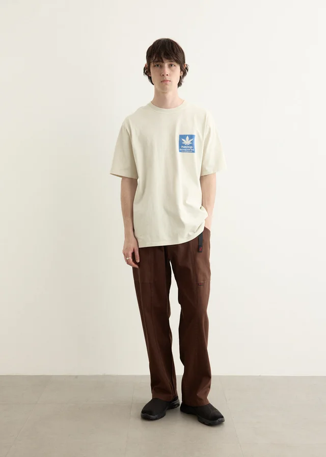 Gramicci Hemp T-Shirt in NATURAL PIGMENT, image 1 of 1 from Incu