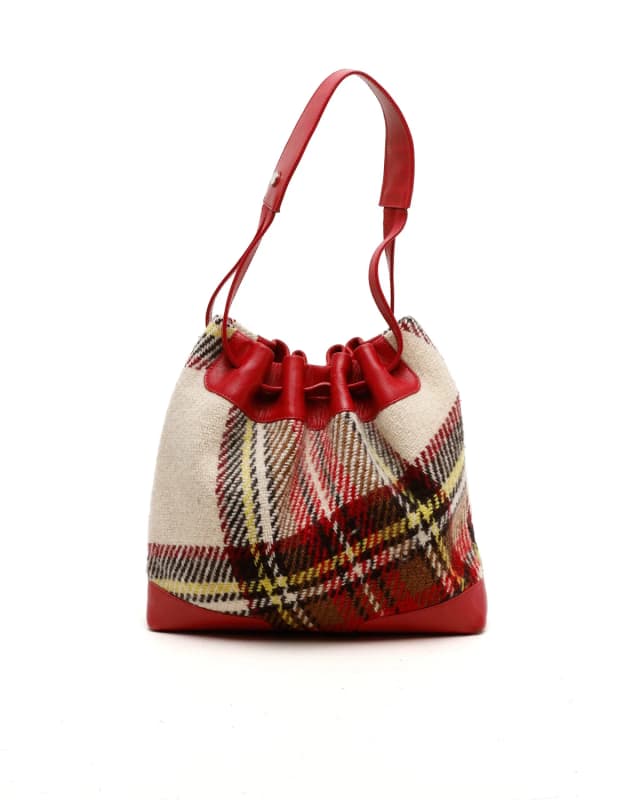 Burberry Nova Check Bucket Bag in Leather from A Retro Tale, photo 1 of 1