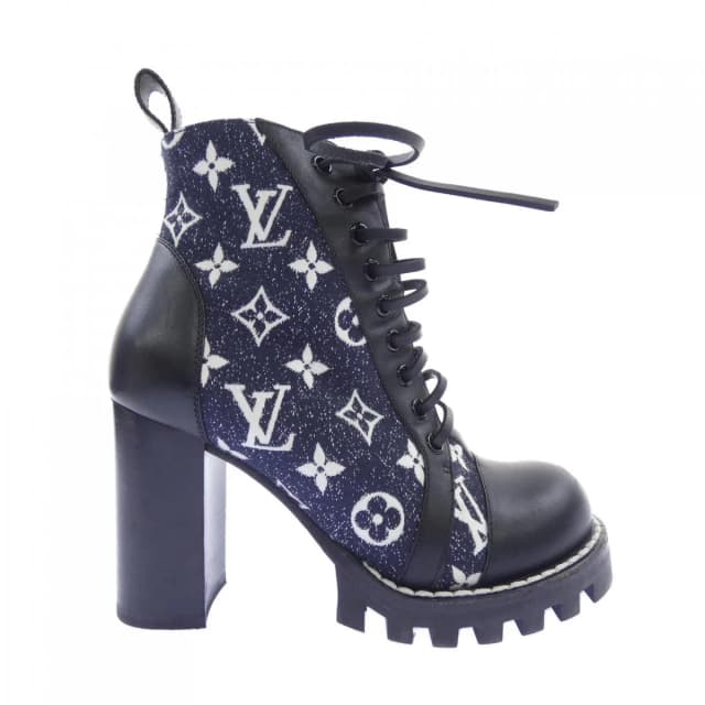 Louis Vuitton Monogram Denim Star Trail Line Boots in Denim from The Reluxe, photo 1 of 1
