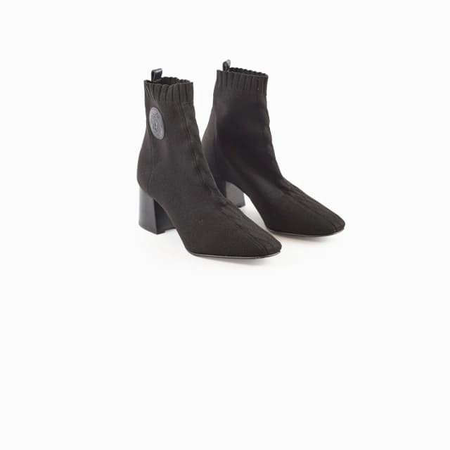 Hermès Jenna 60 Ankle Boots 36 Black in Black Calfskin from The Purse Affair, photo 1 of 1
