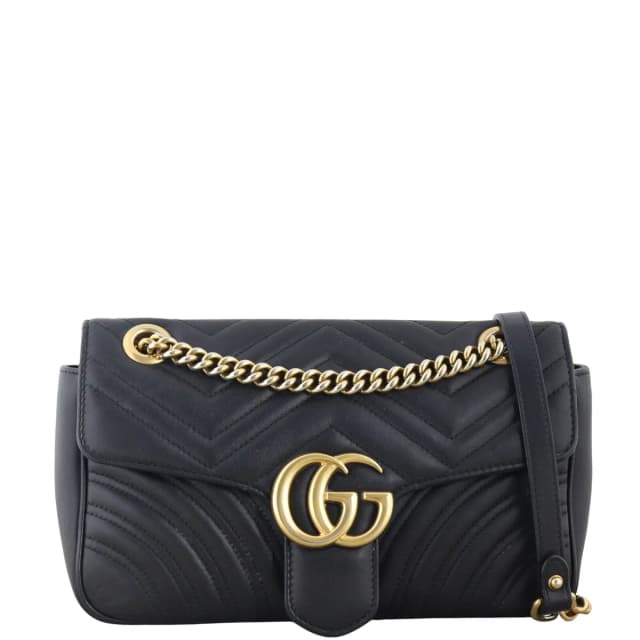 Gucci GG Marmont Matelasse Medium Shoulder Bag in Leather from Luxe.It.Fwd, photo 1 of 1