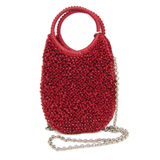 Anteprima Round Small Chain Shoulder Bag Women's Wire Handbag,Shoulder Bag Red Color in Red color Wire from Elady, photo 1 of 1