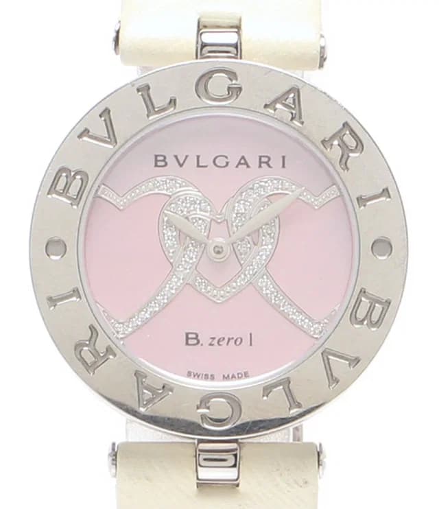 Bvlgari Watch B.zero1 Quartz Pink in Pink Leather from The Reluxe, photo 1 of 1