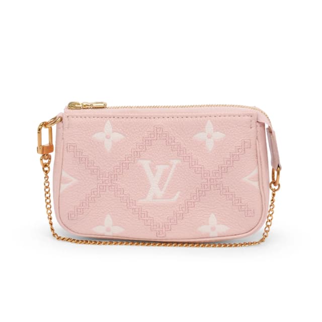 Louis Vuitton Empreinte Monogram Giant Pouch in Pink Leather from Blue Spinach, photo 1 of 1