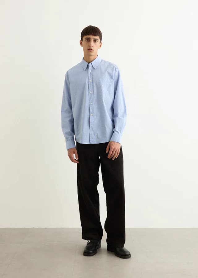 Our Legacy Beyond BD Shirt in Micro Chip Check Super Poplin, image 1 of 1 from Incu