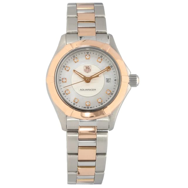 TAG Heuer Aquaracer WAP1451 27mm Bi-Colour Watch from H&T, photo 1 of 1