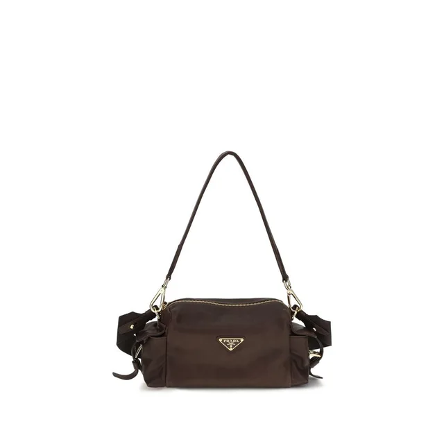 Prada Brown Napa Leather / Calf Bos Taurus Shoulder Bag in Brown Leather from HEWI, photo 1 of 1