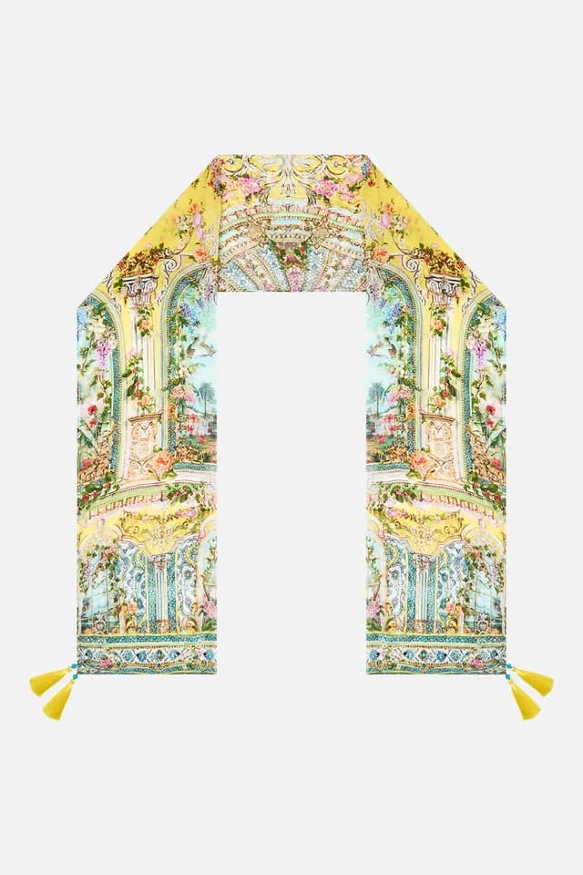 Camilla eBoutique LONG SILK CRINKLE CHIFFON SCARF TALES OF TOPKAPI PALACE, image 1 of 1 from CAMILLA