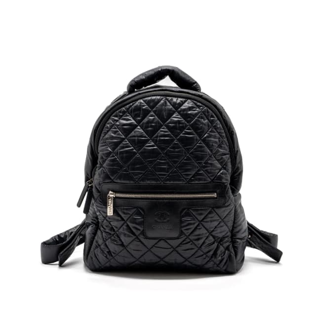 Chanel Coco Cocoon Backpack Quilted Nylon/Leather Black GHW in Black Nylon from EMIER, photo 1 of 1