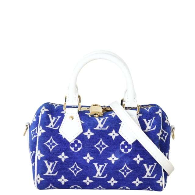 Louis Vuitton Speedy 20 Bandouliere Monogram Velvet in Velvet from Luxe.It.Fwd, photo 1 of 1
