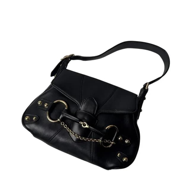 Gucci Horsebit Handbag Black in Black Leather from The Reluxe, photo 1 of 1