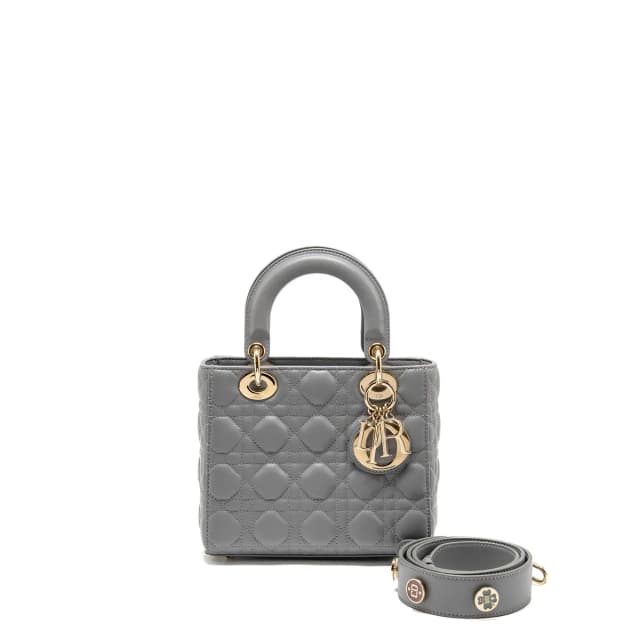 Small Lady Dior My ABCDIOR Bag Lambskin Grey LGHW in Grey Lambskin from EMIER, photo 1 of 1