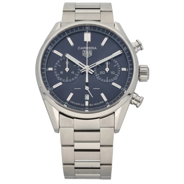 TAG Heuer Carrera CBN2011 42mm Stainless Steel Watch from H&T, photo 1 of 1