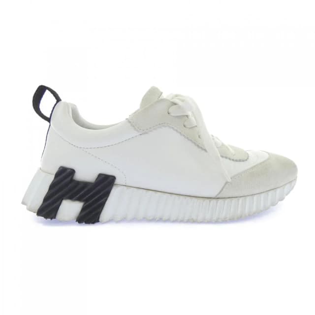 Hermès Bouncing Sneakers White in White Goatskin from The Reluxe, photo 1 of 1
