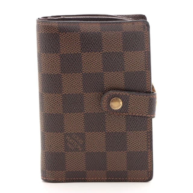 Louis Vuitton Porte Monnaie Billets Viennois Damier Bifold Wallet Leather Brown in Brown Leather from The Reluxe, photo 1 of 1