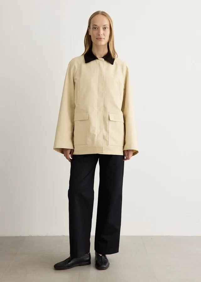 Toteme Summer Country Jacket in PEANUT, image 1 of 1 from Incu