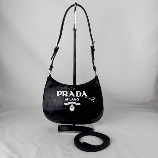 Prada Cleo Sequin/Embellished Shoulder Bag in Embellished, Metal, sequin from Reowned, photo 1 of 1