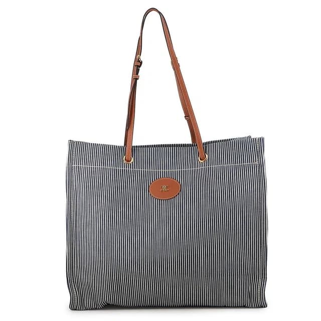 Celine Tote Bag Square Cabas Stripe Canvas in Canvas from The Reluxe, photo 1 of 1