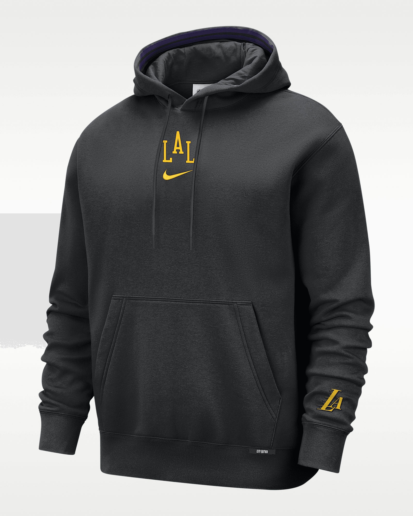 Nike Los Angeles Lakers City Edition in Black, image 1 of 1 from Nike